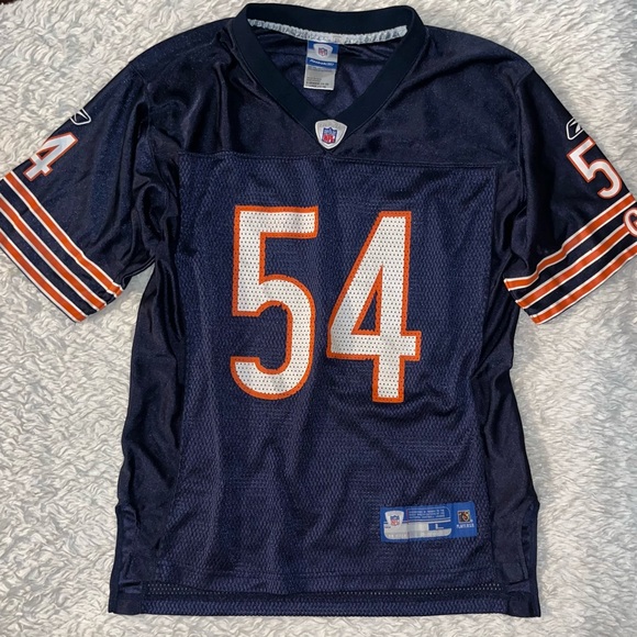 Vintage NFL equipment Reebok Chicago Bears Brian Urlacher jersey retired #54 - Picture 8 of 15